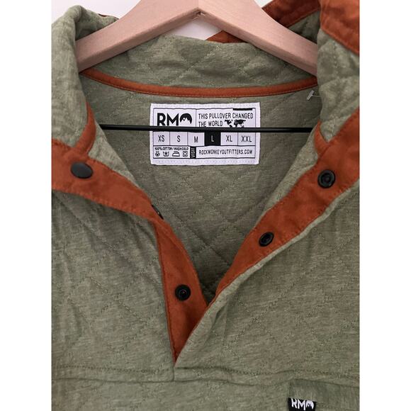 Rock Monkey Outfitters Men's Snap Button Pillow Pullover - Picture 2 of 4